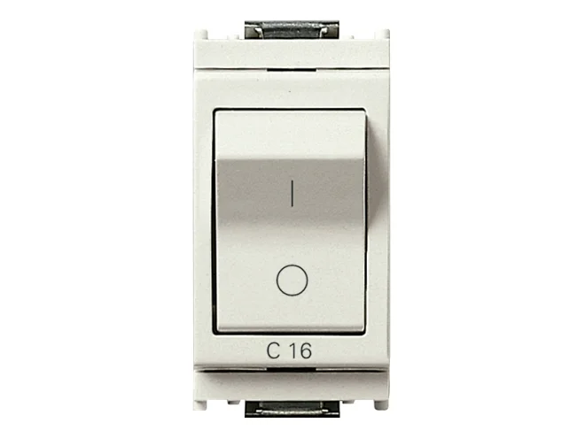 VIMAR Vimar 16505.16.B Interruttore MT 1P+N C16 120-230V bianco
