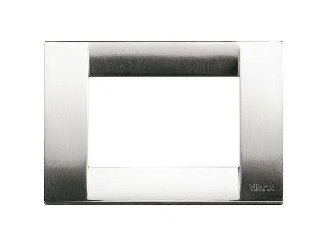 VIMAR Vimar 16733.34 Placca Classica 3M nichel spazzolato