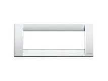 VIMAR Vimar 16736.21 Placca Classica 6M argento metall.