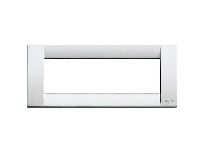 VIMAR Vimar 16736.21 Placca Classica 6M argento metall.