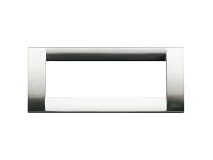 VIMAR Vimar 16736.34 Placca Classica 6M nichel spazzolato