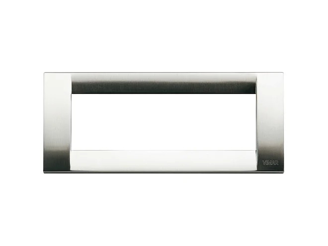 VIMAR Vimar 16736.34 Placca Classica 6M nichel spazzolato