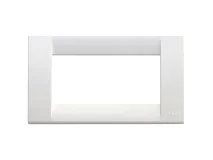 VIMAR Vimar 16744.01 Placca Classica 4M bianco brillante