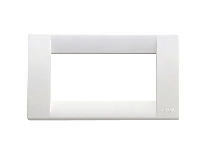 VIMAR Vimar 16744.01 Placca Classica 4M bianco brillante