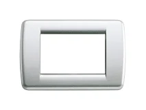 VIMAR Vimar 16753.21 Placca Rondò 3M argento metall.