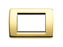 VIMAR Vimar 16753.32 Placca Rondò 3M oro lucido