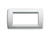 VIMAR Vimar 16754.21 Placca Rondò 4M argento metall.