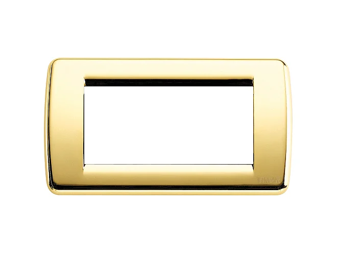 VIMAR Vimar 16754.32 Placca Rondò 4M oro lucido