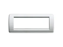 VIMAR Vimar 16756.21 Placca Rondò 6M argento metall.