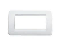 VIMAR Vimar 16764.01 Placca Rondò 4M bianco brillante