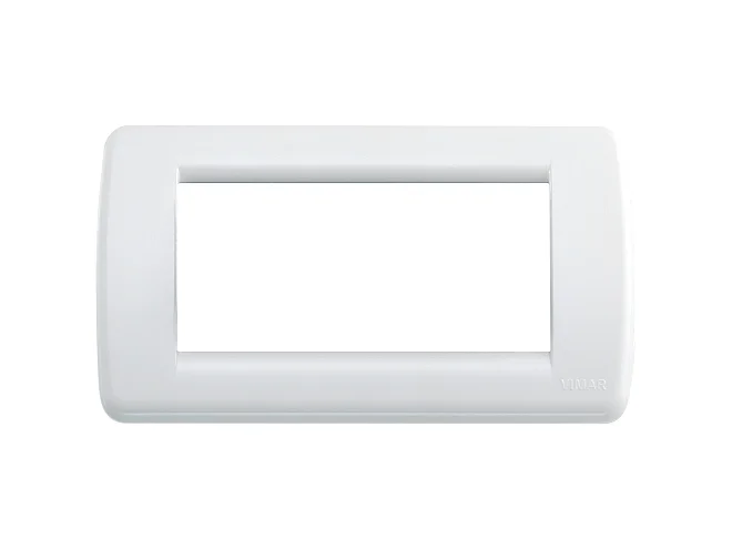 VIMAR Vimar 16764.01 Placca Rondò 4M bianco brillante