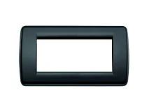 VIMAR Vimar 16764.16 Placca Rondò 4M nero