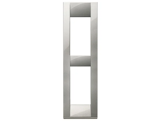 VIMAR Vimar 16782.21 Placca Classica 2M pann.argento met