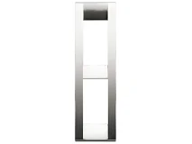 VIMAR Vimar 16782.34 Placca Classica 2M pann.nichel spazz