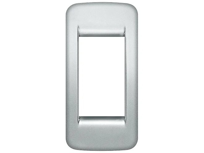 VIMAR Vimar 16783.21 Placca Rondò 1M pann.argento met.