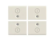 VIMAR Vimar 16841.2.B Quattro mezzi tasti 1M simb. I O bianco