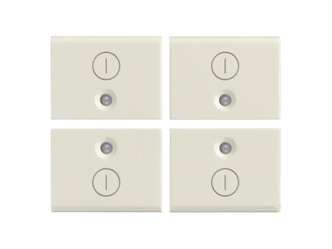 VIMAR Vimar 16841.2.B Quattro mezzi tasti 1M simb. I O bianco