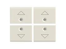 VIMAR Vimar 16841.3.B Quattro mezzi tasti 1M freccia bianco