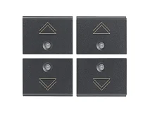 VIMAR Vimar 16841.4 Quattro mezzi tasti 1M dimmer grigio