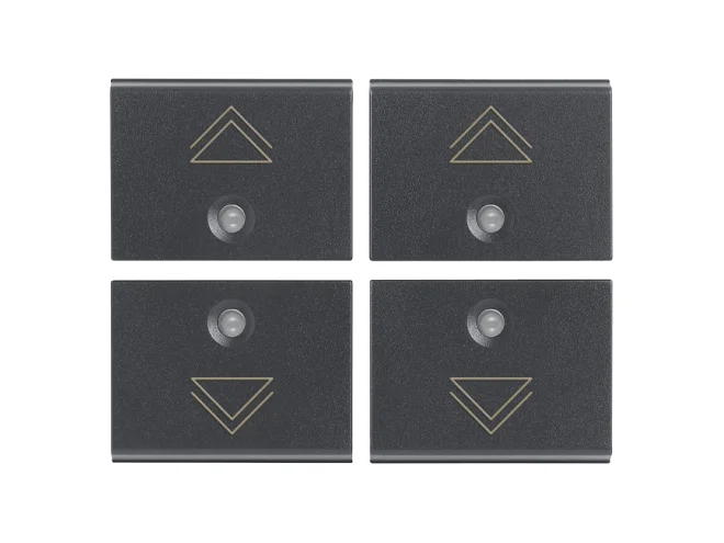 VIMAR Vimar 16841.4 Quattro mezzi tasti 1M dimmer grigio