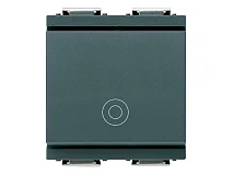 VIMAR Vimar 17010.G Pulsante 1P NO 10A generico 2M grigio