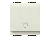 VIMAR Vimar 17010.G.B Pulsante 1P NO 10A generico 2M bianco