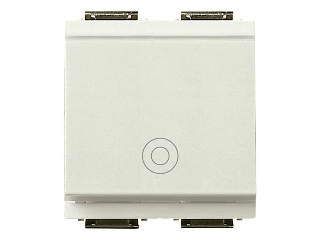 VIMAR Vimar 17010.G.B Pulsante 1P NO 10A generico 2M bianco