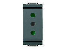 VIMAR Vimar 17031 Presa 2P+T 10A P11 grigio