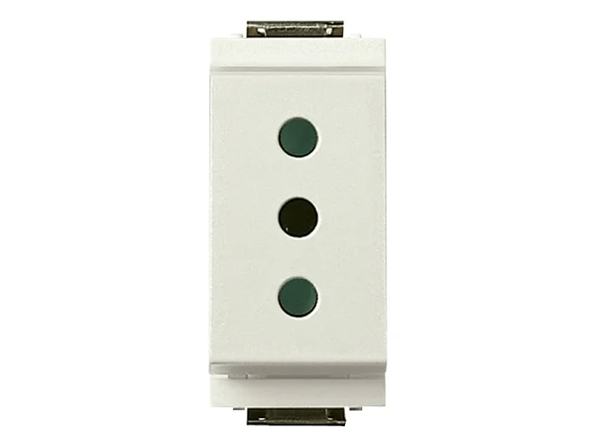 VIMAR Vimar 17031.B Presa 2P+T 10A P11 bianco