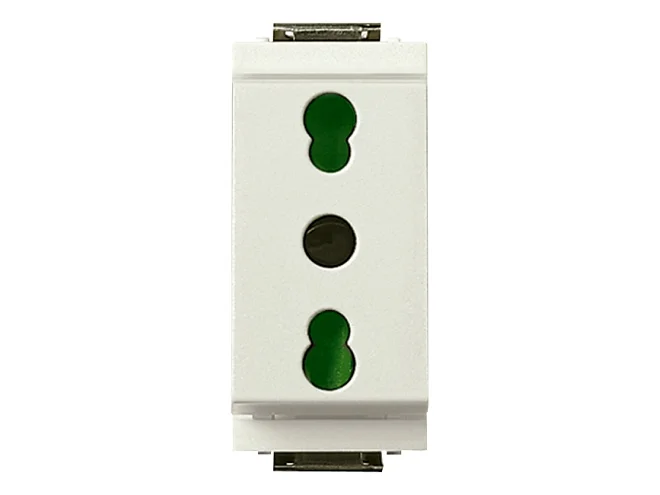 VIMAR Vimar 17033.B Presa 2P+T 16A P17/11 bianco