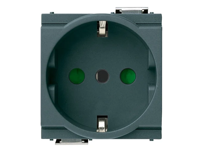 VIMAR Vimar 17039 Presa 2P+T 16A P30 grigio