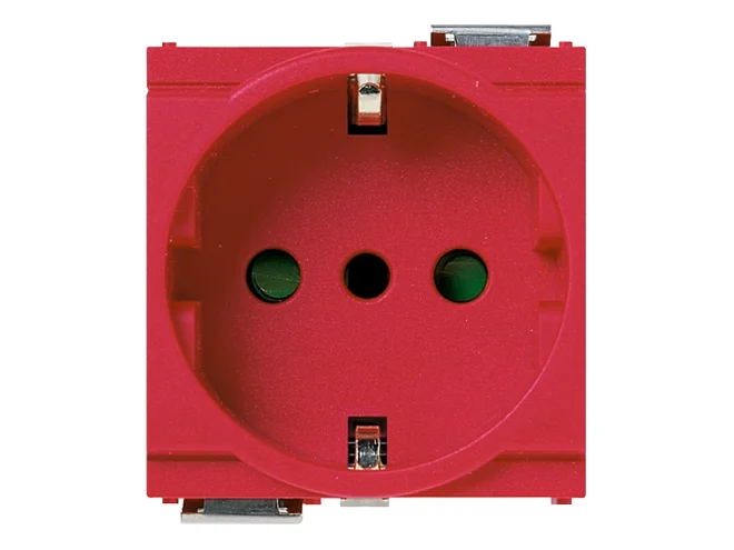 VIMAR Vimar 17039.R Presa 2P+T 16A P30 rosso