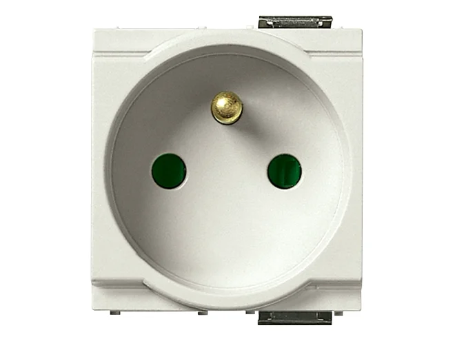 VIMAR Vimar 17042.B Presa SICURY 2P+T 16A francese bianco