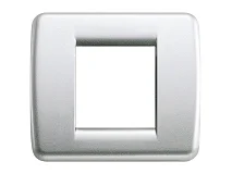 VIMAR Vimar 17093.21 Placca Rondò 1-2M argento met.