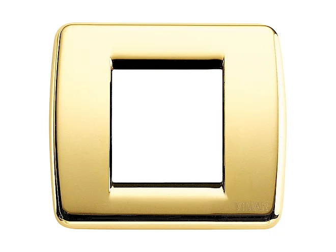 VIMAR Vimar 17093.32 Placca Rondò 1-2M oro lucido