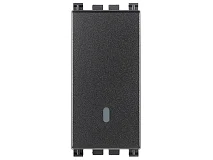 VIMAR Vimar 19001.AB Interruttore 1P 16AX antibatt. grigio