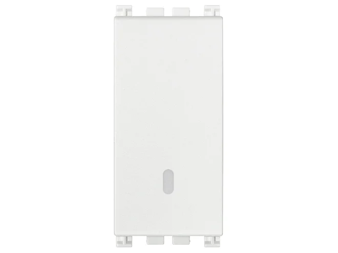 VIMAR Vimar 19001.AB.B Interruttore 1P 16AX antibatt. bianco