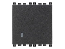 VIMAR Vimar 19008.2 Pulsante 1P NO 10A 2M grigio