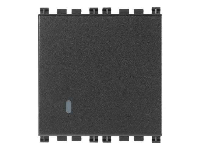 VIMAR Vimar 19008.2 Pulsante 1P NO 10A 2M grigio