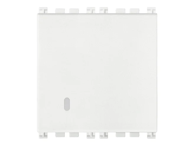 VIMAR Vimar 19008.2.B Pulsante 1P NO 10A 2M bianco