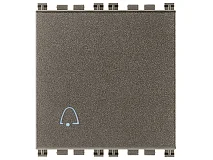 VIMAR Vimar 19008.2.C.M Pulsante 1P NO 10A 2M campanello Metal