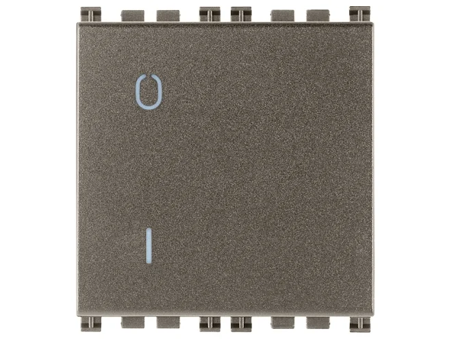 VIMAR Vimar 19015.2.M Interruttore 2P 16AX 2M Metal