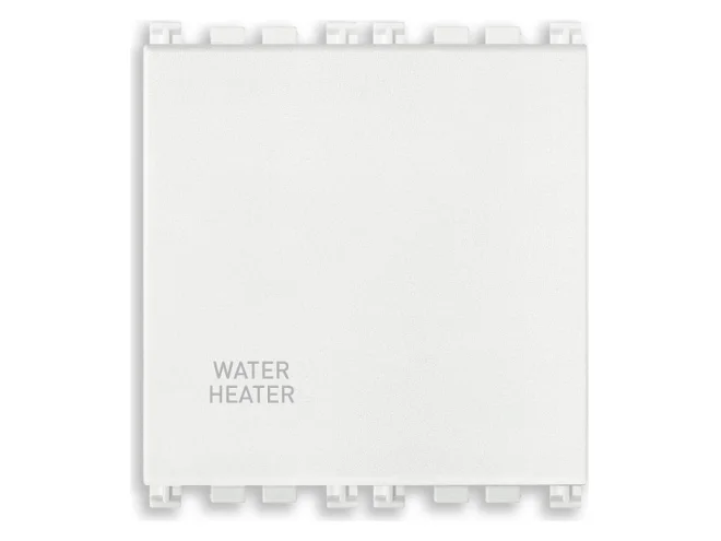 VIMAR Vimar 19016.2.WH.B Interruttore 2P 20AX WAT./HEAT.2M bianco