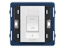 VIMAR Vimar 19018.CK.B Interruttore 2P 45A COOKER bianco