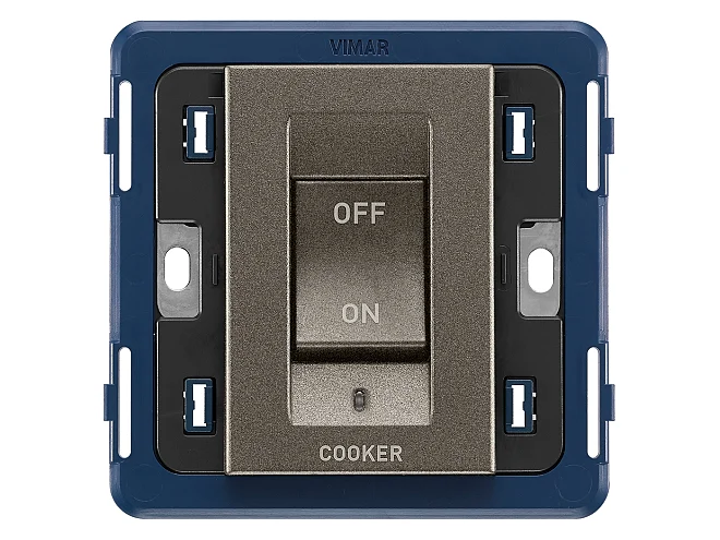 VIMAR Vimar 19018.CK.M Interruttore 2P 45A COOKER Metal