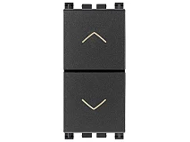 VIMAR Vimar 19062 Due pulsanti interblocc.NO+NO 10A grigio