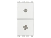 VIMAR Vimar 19063.B Commutatore 2P 10AX fan-coil bianco