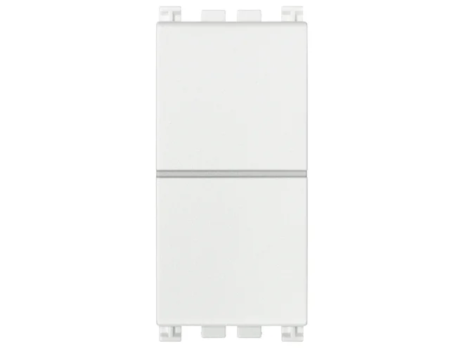 VIMAR Vimar 19066.B Due pulsanti indipend. NO+NO 10A bianco