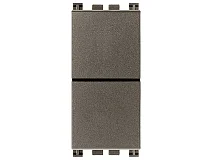 VIMAR Vimar 19066.M Due pulsanti indipend.NO+NO 10A Metal
