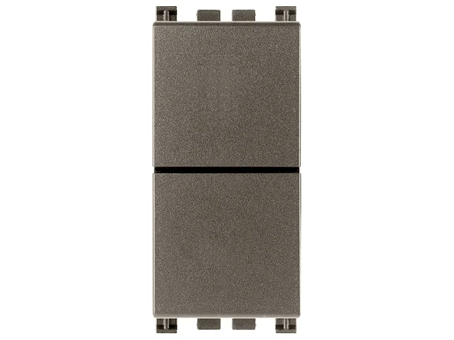 VIMAR Vimar 19066.M Due pulsanti indipend.NO+NO 10A Metal